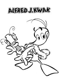 Ο Alfred Jodocus Kwak με κιθάρα