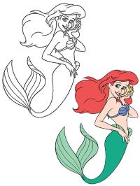 Χρωματίζοντας την Ariel