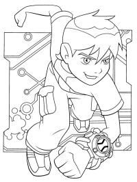Ο Ben Tennyson με το Omnitrix του