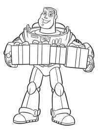 Ο Buzz Lightyear με δώρα