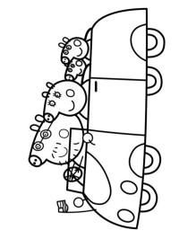 Family Pig στο αυτοκίνητο