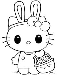 Η Hello Kitty Πασχαλινό Κουνελάκι