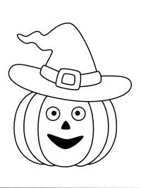 Κολοκύθα Halloween με καπέλο μάγισσας