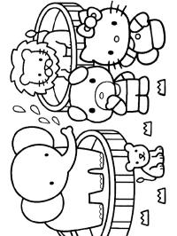 Η Hello Kitty στον ζωολογικό κήπο
