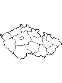 Χάρτης της Τσεχίας