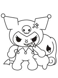 Ο Kuromi προστατεύει τον Cinnamoroll