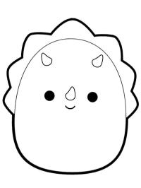 Squishmallows Tristan Δεινόσαυρος Τρικεράτοπας