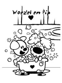 Ο Woozle και ο Pip στην μπανιέρα