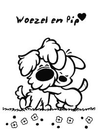 Ο Woozle και ο Pip αγκαλιάζονται