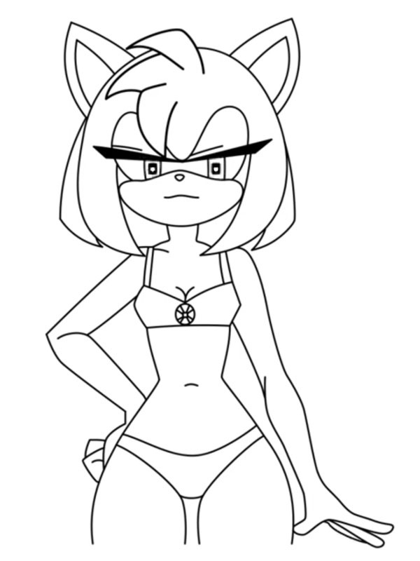 Amy Rose (Sonic) ζωγραφική Amy Rose (Sonic) ζωγραφική