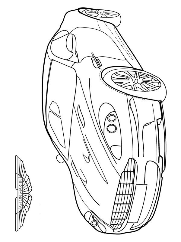 Aston Martin DBS ζωγραφική Aston Martin DBS ζωγραφική
