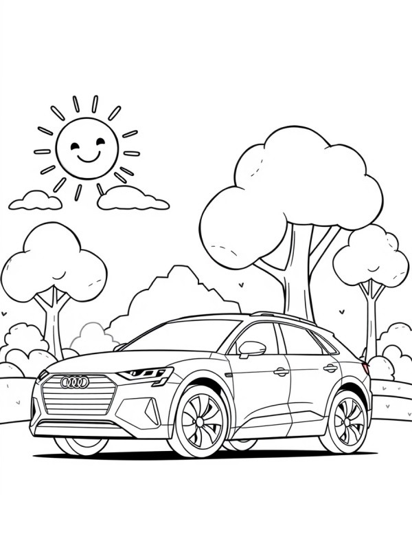 Audi e-tron Sportback ζωγραφική Audi e-tron Sportback ζωγραφική