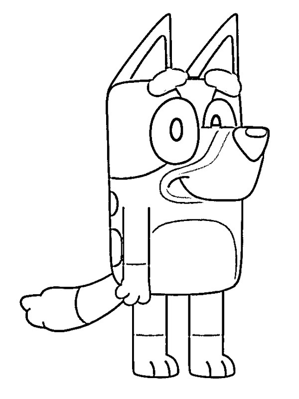 Bluey heeler ζωγραφική Bluey heeler ζωγραφική