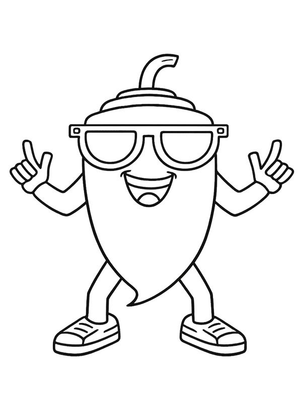 Chillin Chili (Steal a Brainrot) ζωγραφική