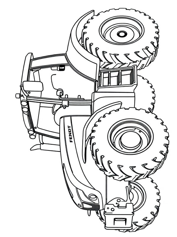 Fendt Tractor ζωγραφική Fendt Tractor ζωγραφική