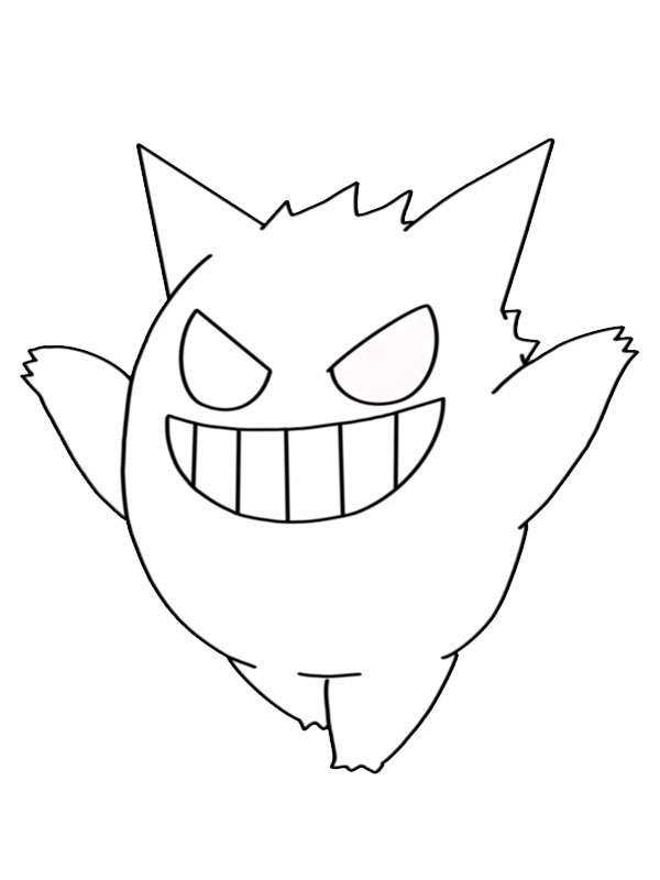 Gengar ζωγραφική Gengar ζωγραφική