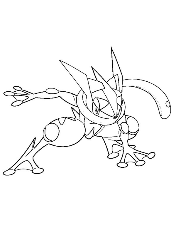 Greninja (Πόκεμον) ζωγραφική Greninja (Πόκεμον) ζωγραφική