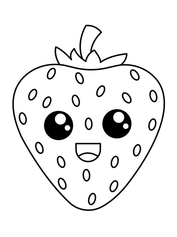 Kawaii φράουλα ζωγραφική Kawaii φράουλα ζωγραφική