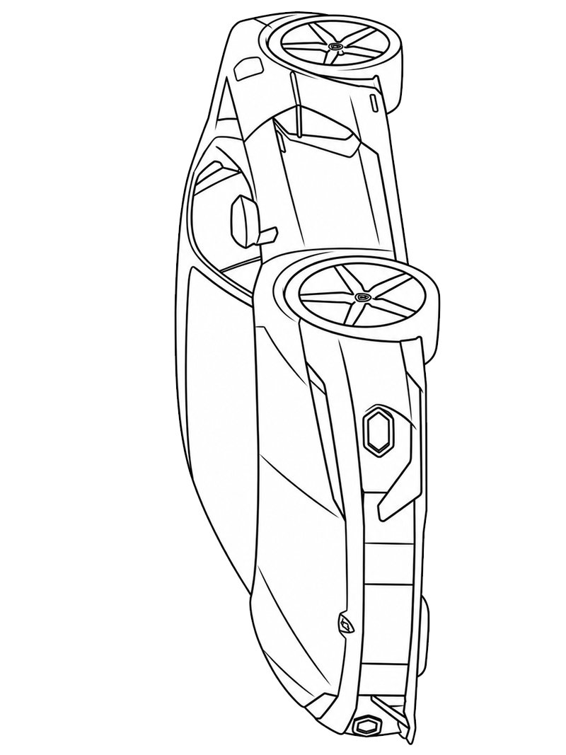 Lamborghini Temerario ζωγραφική