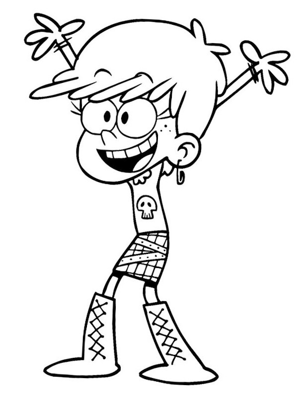 Luna Loud ζωγραφική Luna Loud ζωγραφική