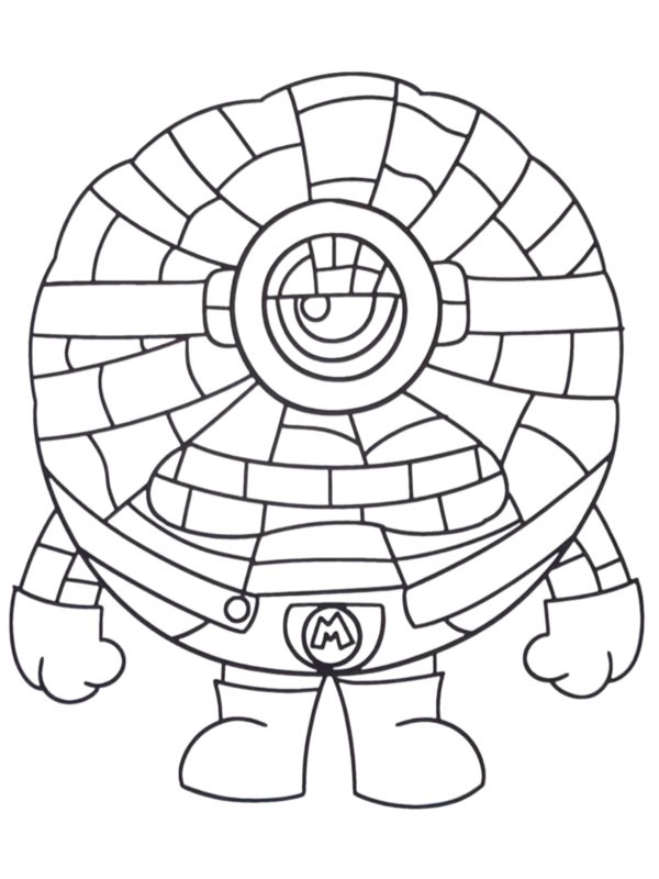 Mega Minion Jerry ζωγραφική Mega Minion Jerry ζωγραφική