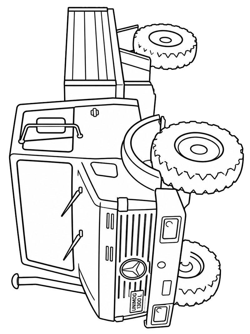 Mercedes Unimog 1300 L ζωγραφική Mercedes Unimog 1300 L ζωγραφική