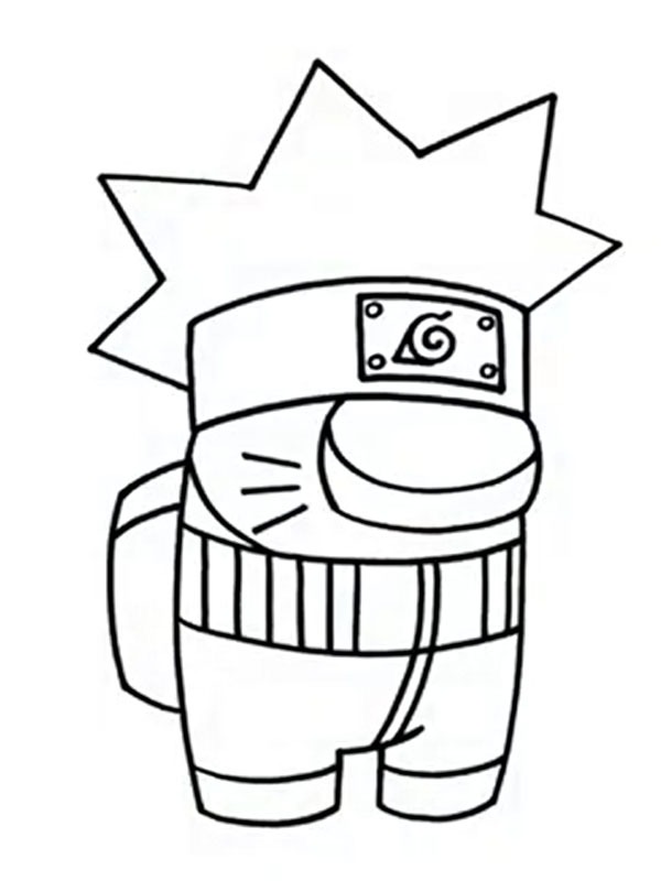 Naruto Among Us ζωγραφική Naruto Among Us ζωγραφική
