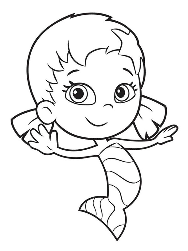 Oona Bubble Guppies ζωγραφική Oona Bubble Guppies ζωγραφική