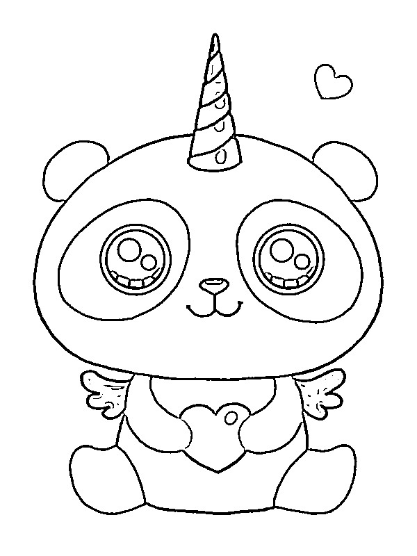 Pandacorn ζωγραφική Pandacorn ζωγραφική
