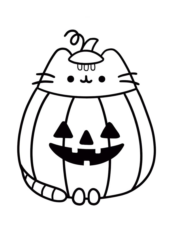 Pusheen κολοκύθα ζωγραφική Pusheen κολοκύθα ζωγραφική