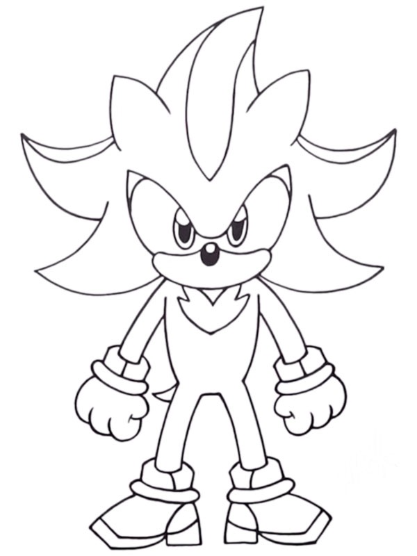 Shadow the Hedgehog ζωγραφική Shadow the Hedgehog ζωγραφική