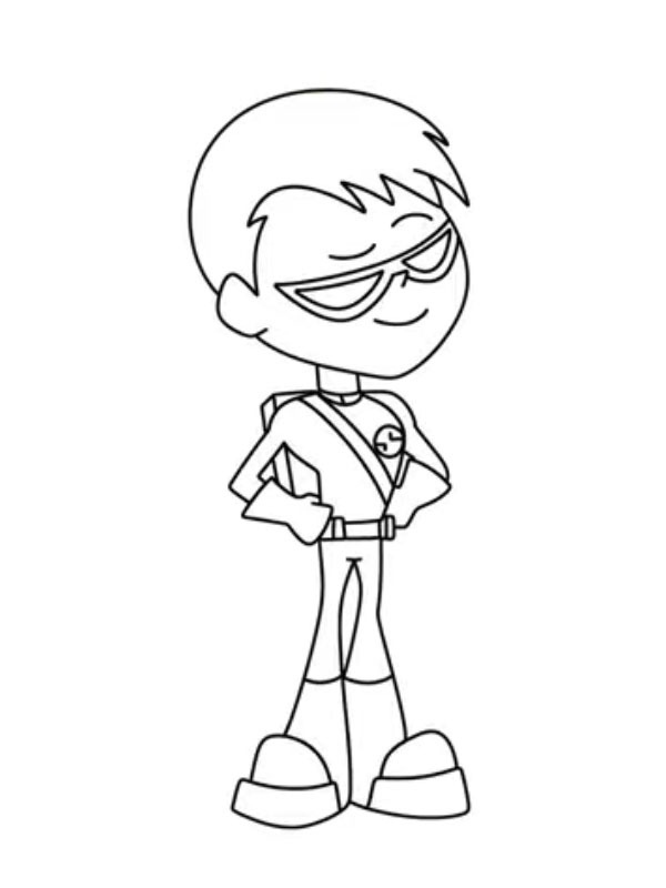 Speedy (Teen Titans Go!) ζωγραφική Speedy (Teen Titans Go!) ζωγραφική