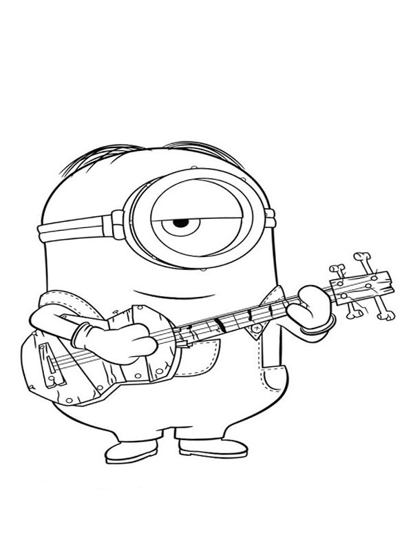 Stuart the Minion ζωγραφική Stuart the Minion ζωγραφική