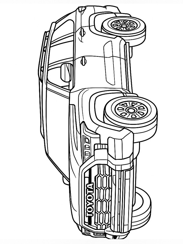 Toyota Sequoia ζωγραφική Toyota Sequoia ζωγραφική