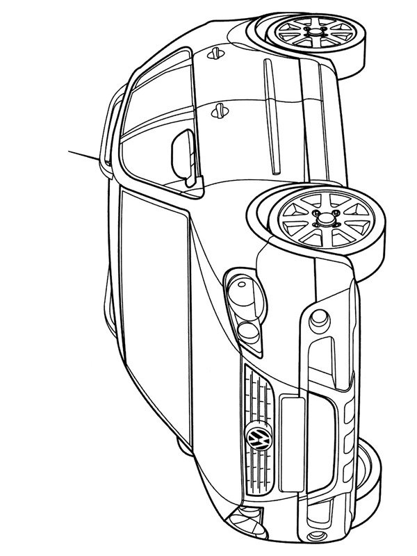 Volkswagen CrossPolo ζωγραφική Volkswagen CrossPolo ζωγραφική