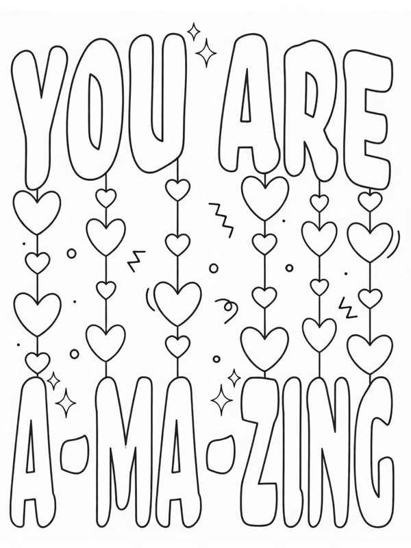 You Are Amazing ζωγραφική