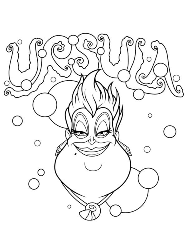Sea Witch Ursula ζωγραφική Sea Witch Ursula ζωγραφική